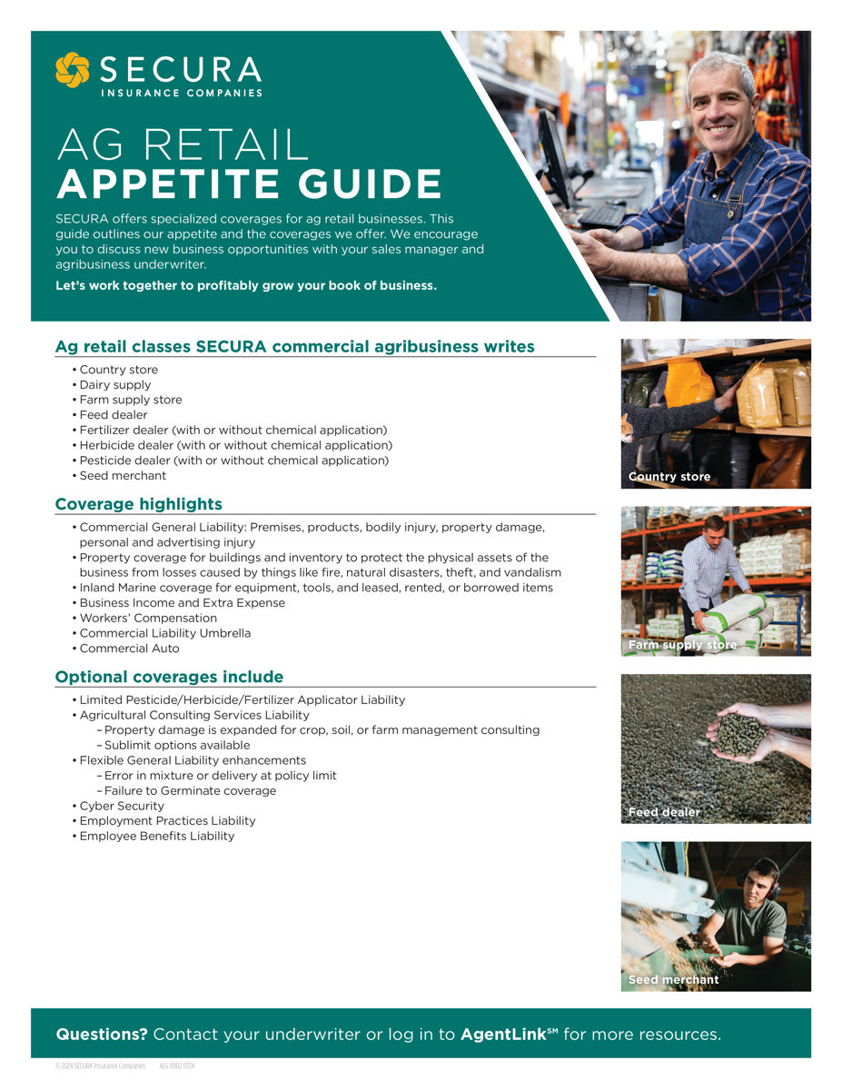 Ag Retail Appetite Guide